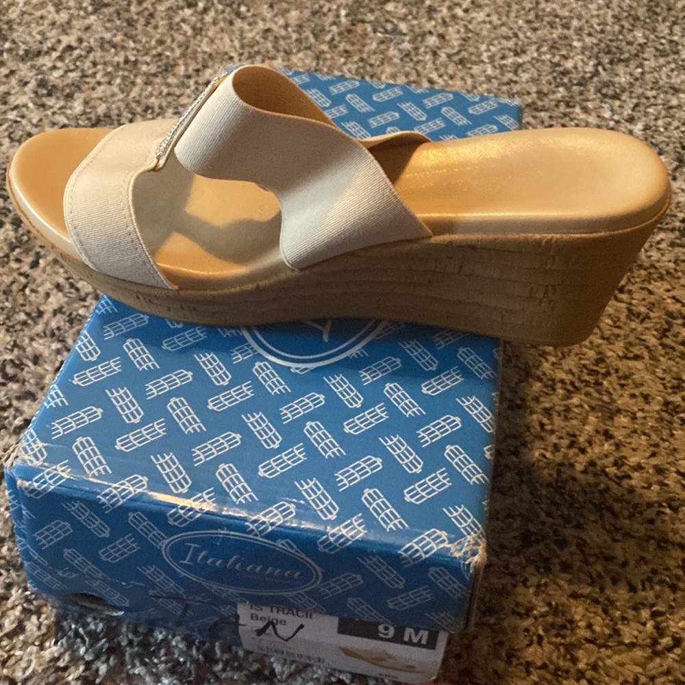 Beige women 9 sandal - Picture 3 of 5